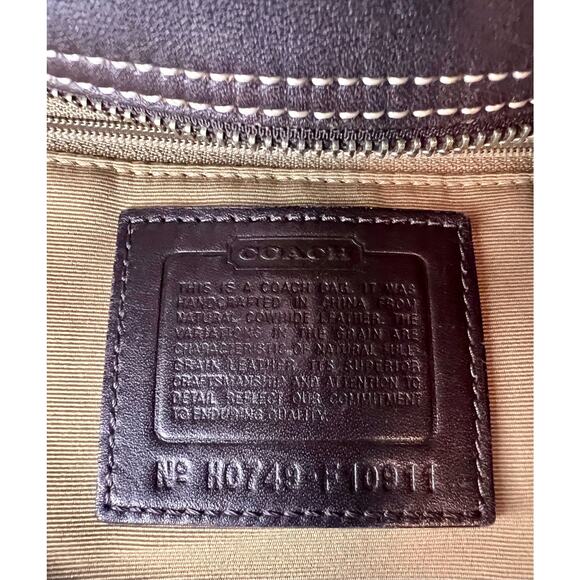 Coach brown leather #F10911 Soho Satchel - Picture 3 of 9
